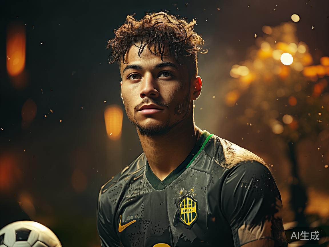 在足球世界中，内马尔一直以其出众的球技和充满魅力的