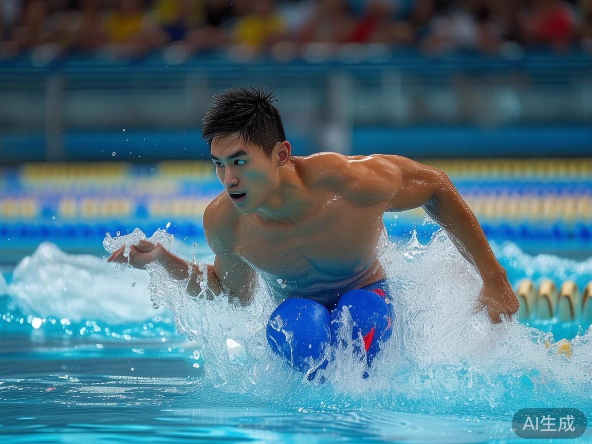 汪顺作为中国游泳队的核心成员，凭借出色的竞技表现多